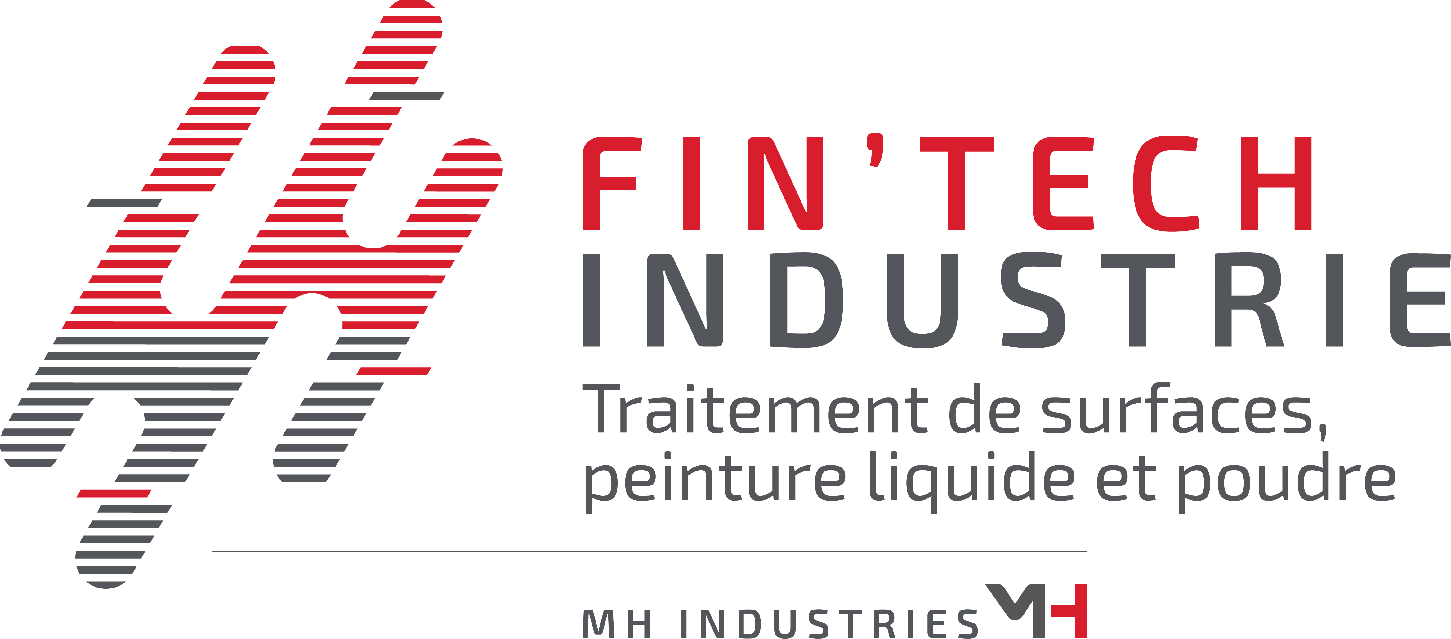Logo Fintech Industrie Traitement de surfaces peinture liquide et poudre