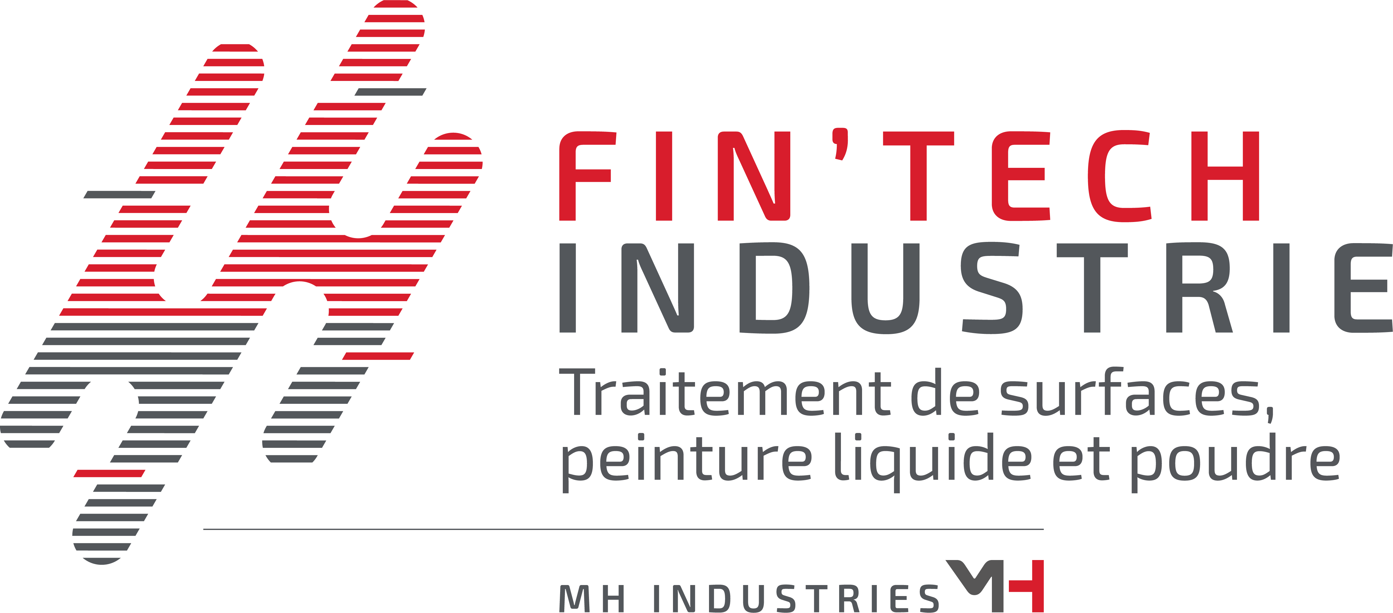 Logo Fintech Industrie Traitement de surfaces peinture liquide et poudre